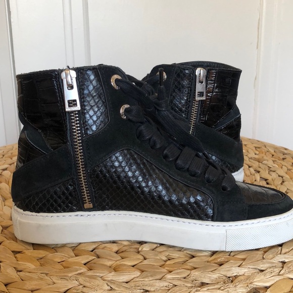 Zadig & Voltaire high-top leather sneakers - Picture 4 of 9